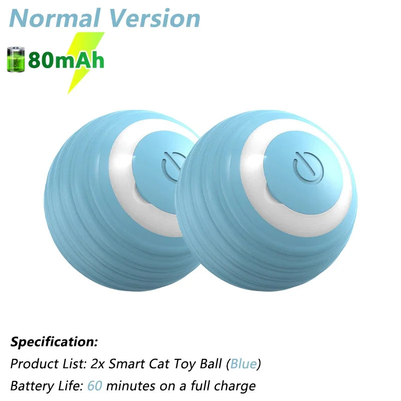Automatic Rolling Ball Toy for Cats – Interactive Smart Cat Toy with Rotating Motion