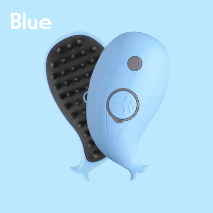 3-in-1 Pet Grooming Brush – Electric Spray Hair Removal Comb & Massage Brush for Cats and Dogs