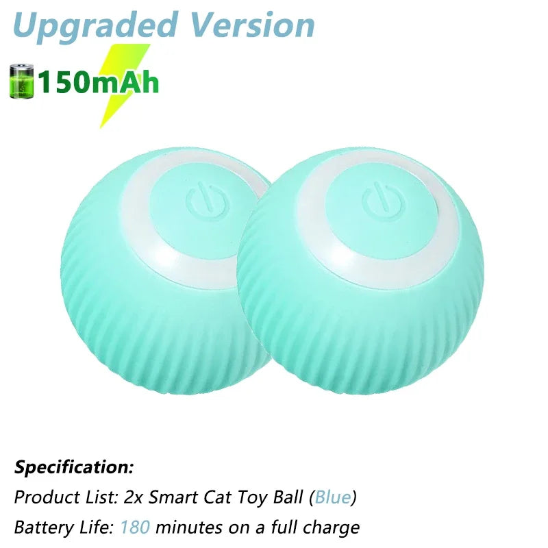 Automatic Rolling Ball Toy for Cats – Interactive Smart Cat Toy with Rotating Motion