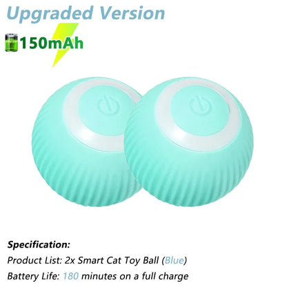 Automatic Rolling Ball Toy for Cats – Interactive Smart Cat Toy with Rotating Motion