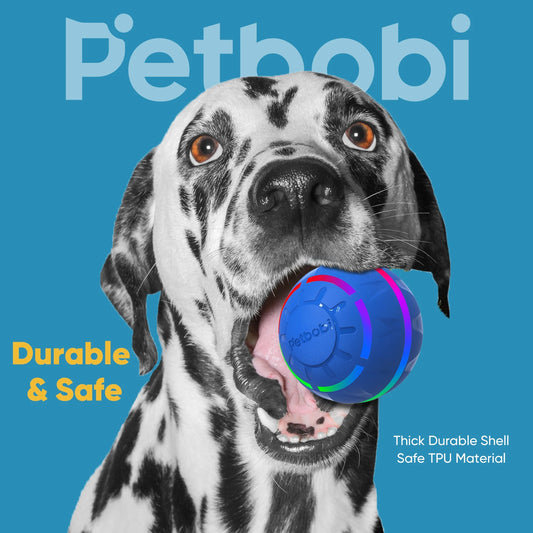 Interactive Dog Toy Ball – Rolling LED Ball for Medium & Large Dogs, USB Rechargeable