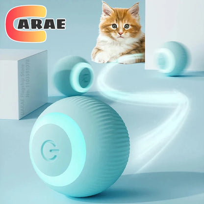 Automatic Rolling Ball Toy for Cats – Interactive Smart Cat Toy with Rotating Motion