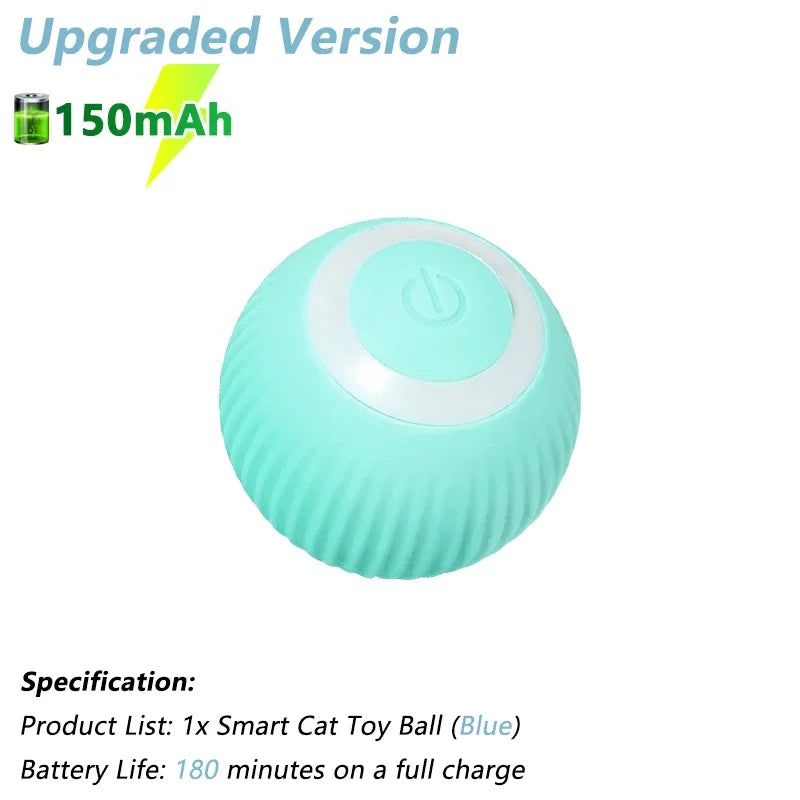 Automatic Rolling Ball Toy for Cats – Interactive Smart Cat Toy with Rotating Motion