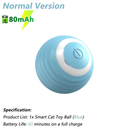 Automatic Rolling Ball Toy for Cats – Interactive Smart Cat Toy with Rotating Motion