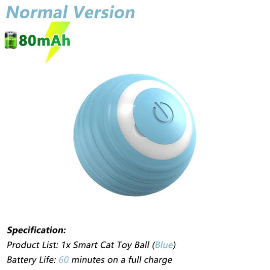 Automatic Rolling Ball Toy for Cats – Interactive Smart Cat Toy with Rotating Motion